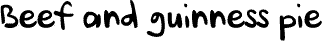 Beef & Guinness Pie